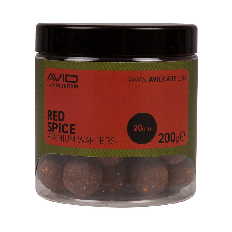 AVID Red Spice Wafter Boilies neutralūs masaliniai boiliai (20 mm, 200 g)