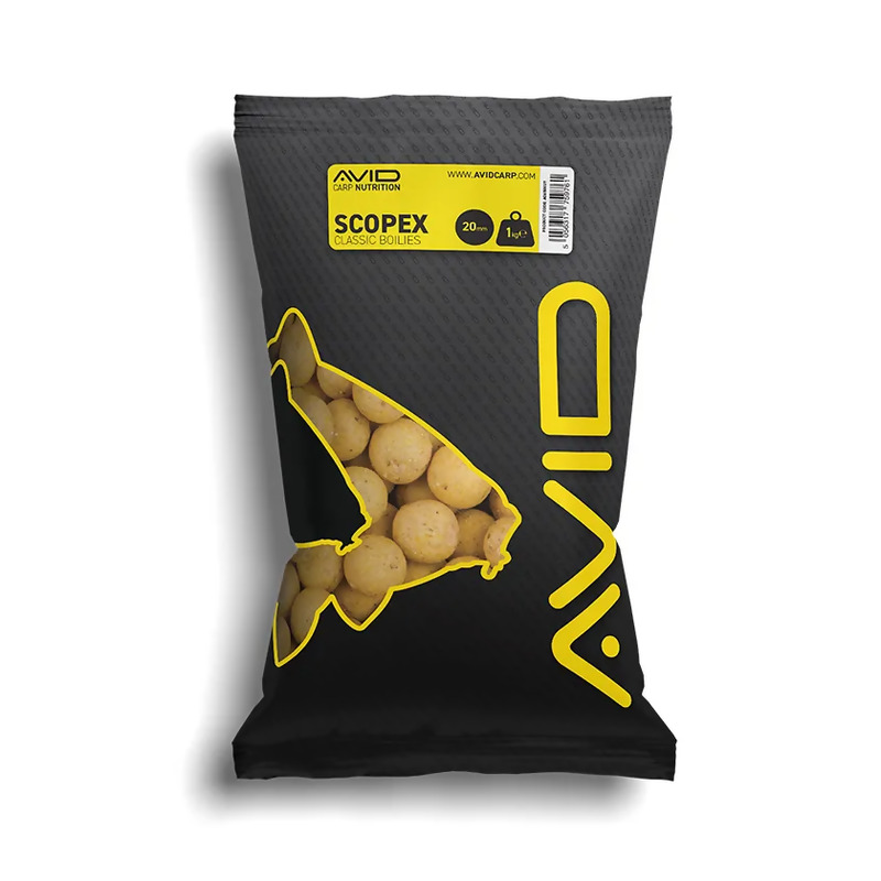 AVID Scopex Feed Boilies pašariniai - šeriminiai boiliai (20 mm, 1 kg)
