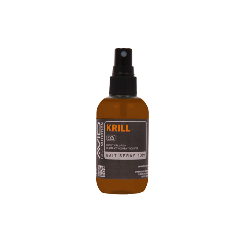 AVID Krill Bait Spray skystas papildas (100 ml, purškiamas)