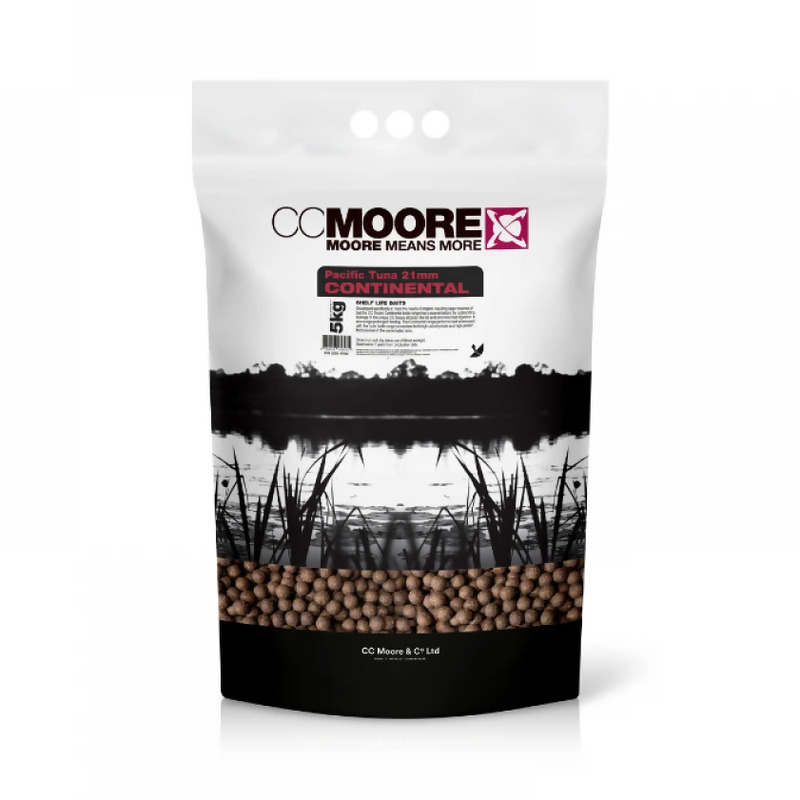 CC MOORE Pacific Tuna Continental Feed Boilies pašariniai - šeriminiai boiliai (21 mm, 5 kg) CC MOORE Pacific Tuna Continental Feed Boilies pašariniai - šeriminiai boiliai (21 mm, 5 kg)