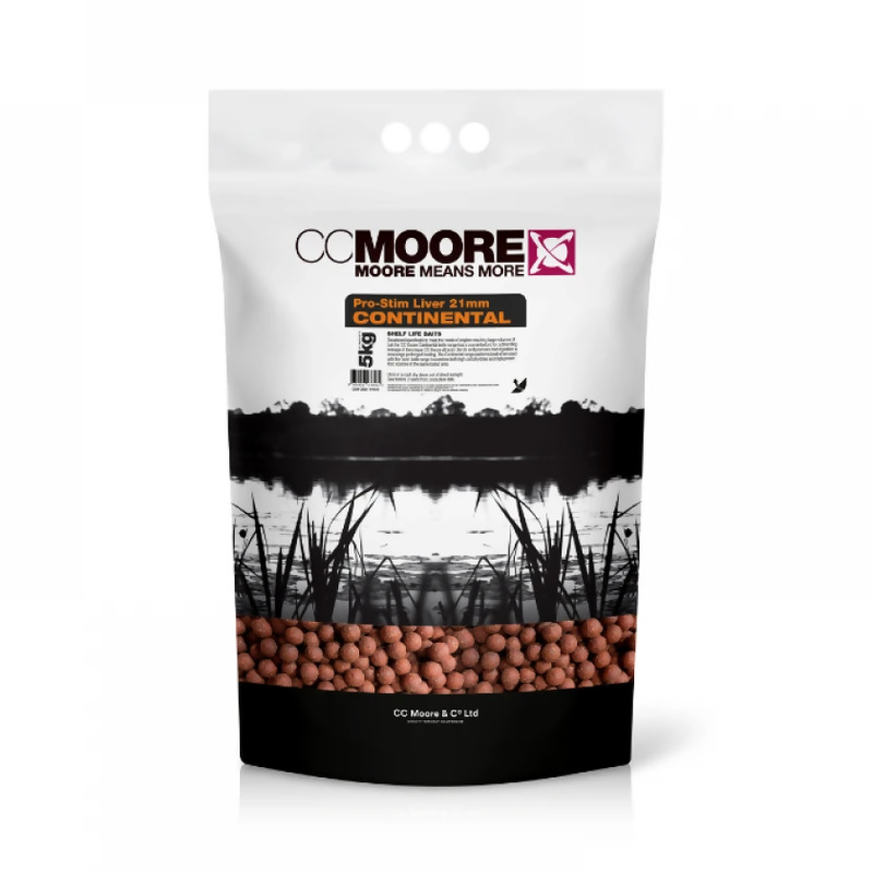 CC MOORE Pro-Stim Liver Continental Feed Boilies pašariniai - šeriminiai boiliai (21 mm, 5 kg) CC MOORE Pro-Stim Liver Continental Feed Boilies pašariniai - šeriminiai boiliai (21 mm, 5 kg)