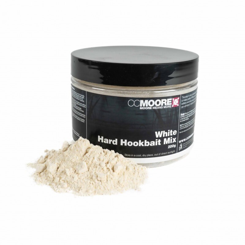 CC MOORE White Hard Hookbait Making Base Mix skęstančių masalinių boilių gamybos mišinys (200 g)