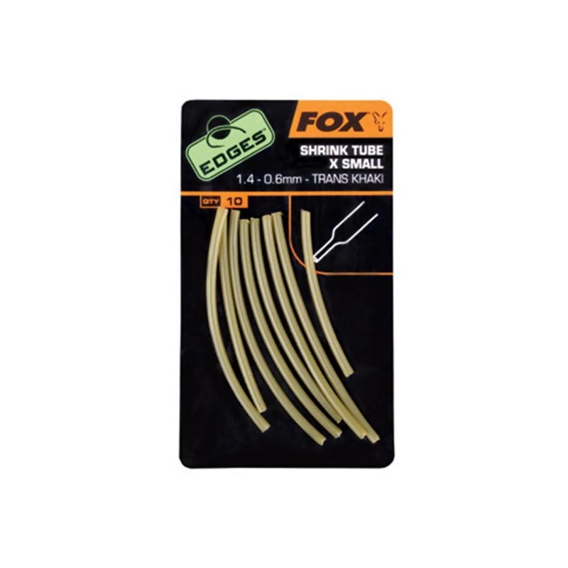 FOX Edges Trans Khaki Shrink Tubes termo vamzdeliai (1.4-0.6 mm, 10 vnt.)