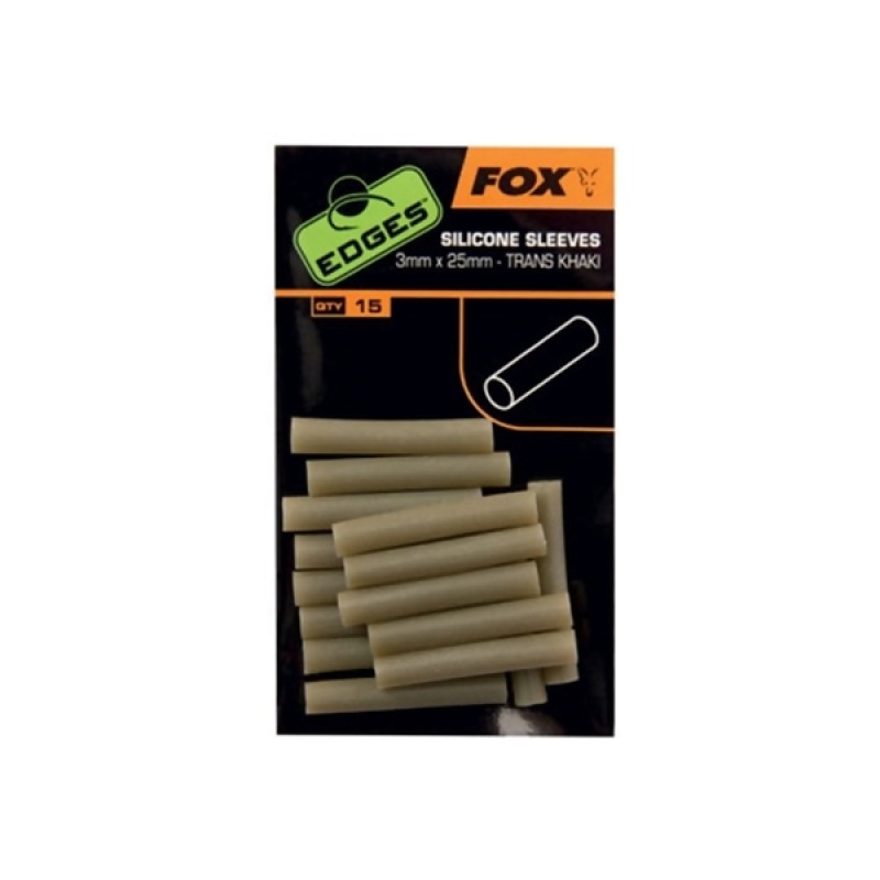 FOX Edges Trans Khaki Silicone Sleeves movos (3 mm)
