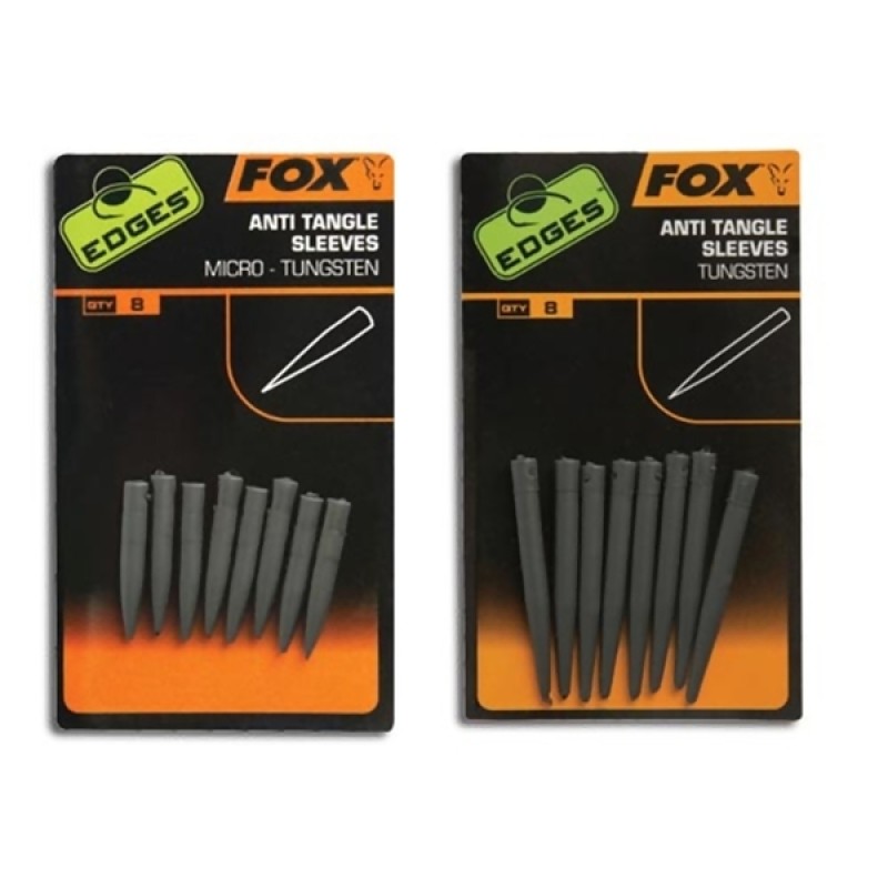 FOX Edges Tungsten Anti Tangle Sleeves volframinės movos (standartinės, 8 vnt.) FOX Edges Tungsten Anti Tangle Sleeves volframinės movos (standartinės, 8 vnt.)
