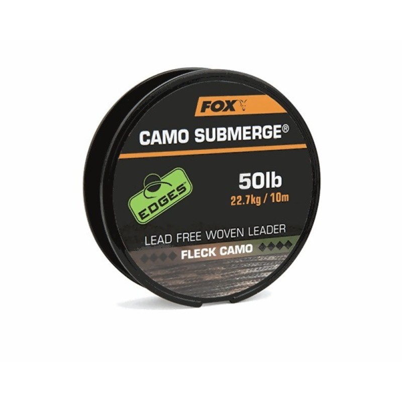 FOX Edges Submerge Leader Camo leadcore valas (13.6 kg / 30 lb, 10 m)