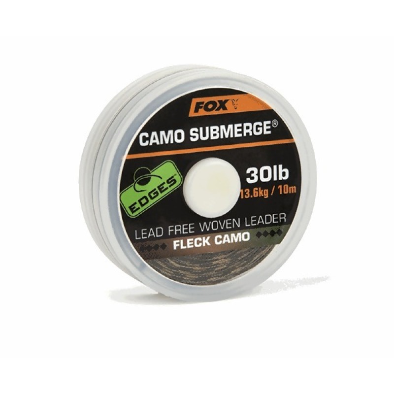 FOX Edges Submerge Leader Camo leadcore valas (22.6 kg / 50 lb, 10 m) FOX Edges Submerge Leader Camo leadcore valas (22.6 kg / 50 lb, 10 m)