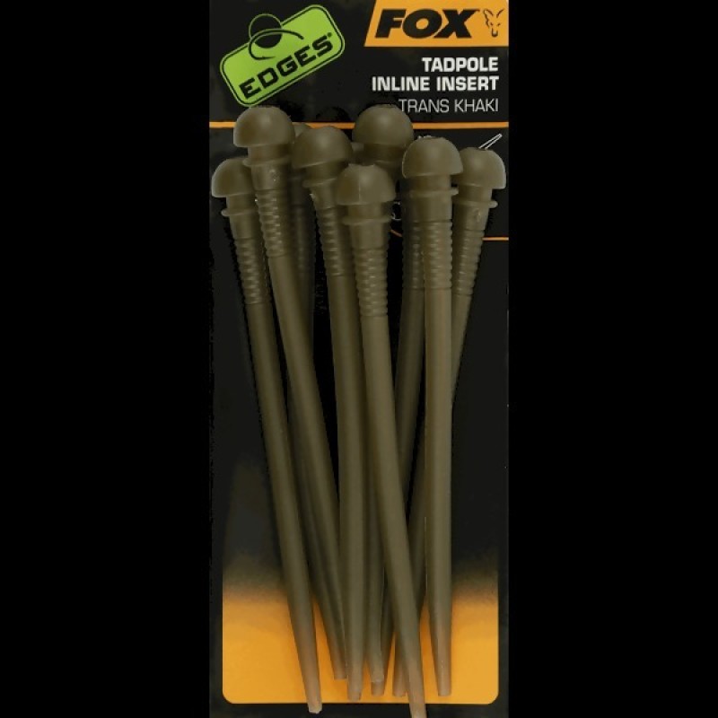 FOX Edges Trans Khaki Tadpole Inline Inserts movos (10 vnt.) FOX Edges Trans Khaki Tadpole Inline Inserts movos (10 vnt.)