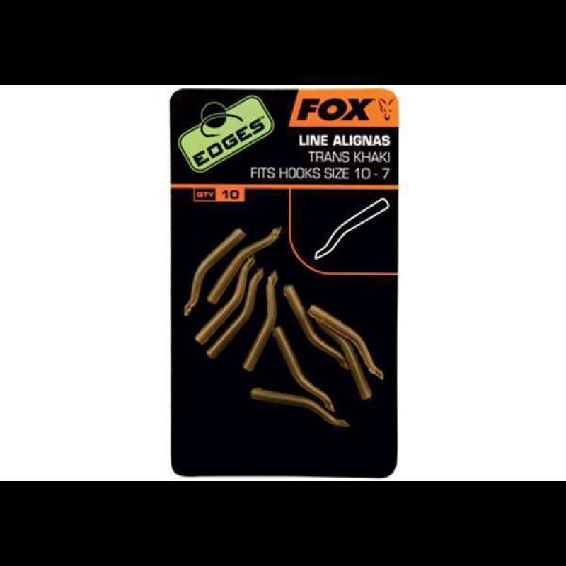 FOX Edges Trans Khaki Line Long Alignas vamzdeliai (7-10 dydžio kabliukams, 10 vnt.) FOX Edges Trans Khaki Line Long Alignas vamzdeliai (7-10 dydžio kabliukams, 10 vnt.)