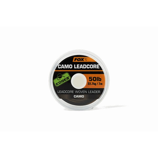 FOX Edges Leadcore Woven Leader Camo vedantis valas (22.7 kg / 50 lb, 25 m) FOX Edges Leadcore Woven Leader Camo vedantis valas (22.7 kg / 50 lb, 25 m)