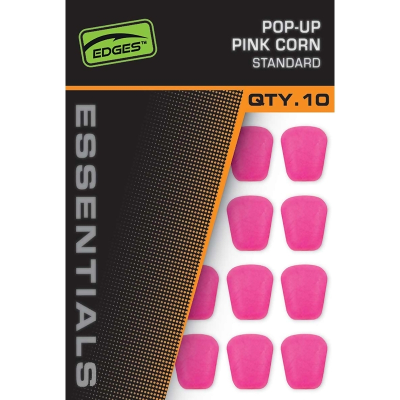 FOX Edges Essentials Pop-Up Corn Pink plastikiniai masalai (standartiniai, 10 vnt.)