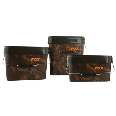 FOX Camo Square Bucket kibiras su dangčiu (10 l)