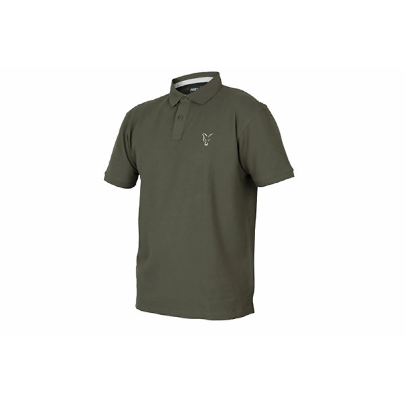 FOX Green & Silver Polo Shirt marškinėliai (M dydis)