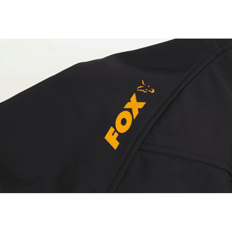FOX Orange & Black Shell Hoodie džemperis (L dydis)