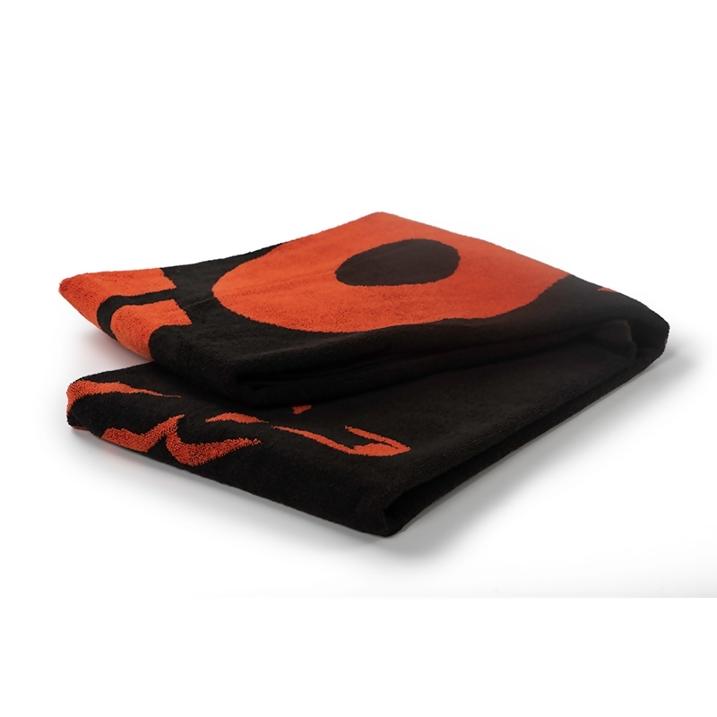 Fox Beach Towel (Fox beach towel Black / Orange)