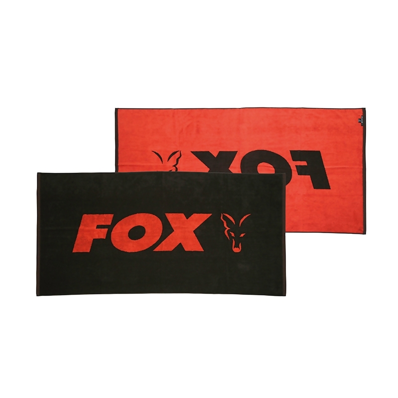 Fox Beach Towel (Fox beach towel Black / Orange)