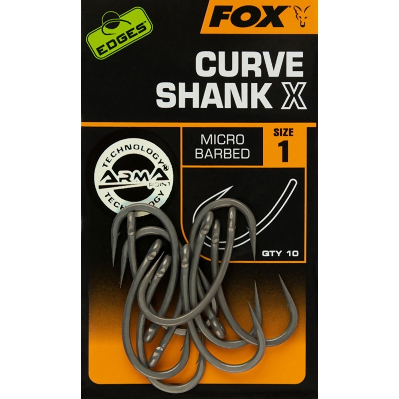 FOX EDGES Curve Shank X Hooks kabliukai (1 dydis)