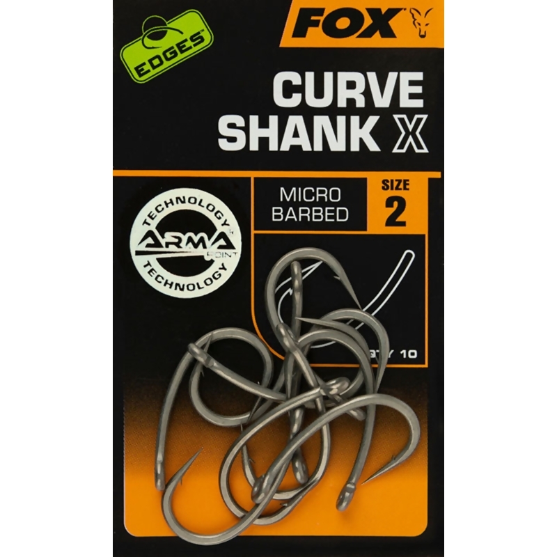 FOX EDGES Curve Shank X Hooks kabliukai (2 dydis)