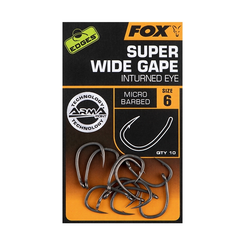 FOX Edges Super Wide Gape Hooks kabliukai (5 dydis)