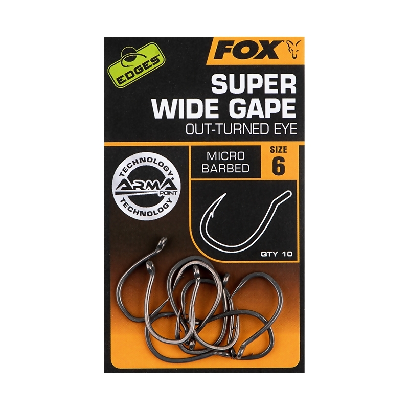 FOX Edges Super Wide Gape (Out-Turned Eye) Hooks kabliukai (4 dydis)