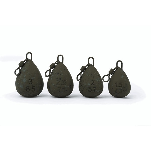 FOX Camotex Pear Swivel Lead svarelis (85 g / 3 oz) FOX Camotex Pear Swivel Lead svarelis (85 g / 3 oz)