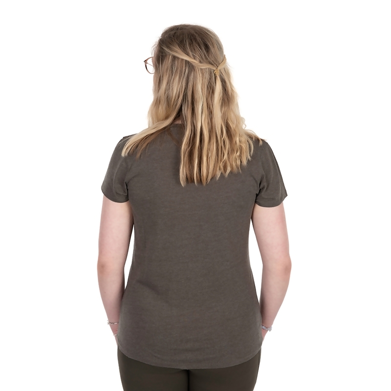 FOX WC V Neck T-Shirt moteriški marškinėliai (L dydis)