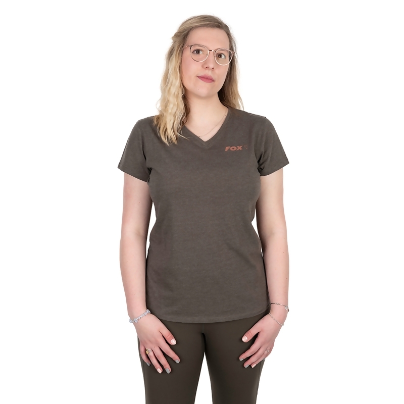 FOX WC V Neck T-Shirt moteriški marškinėliai (XL dydis)