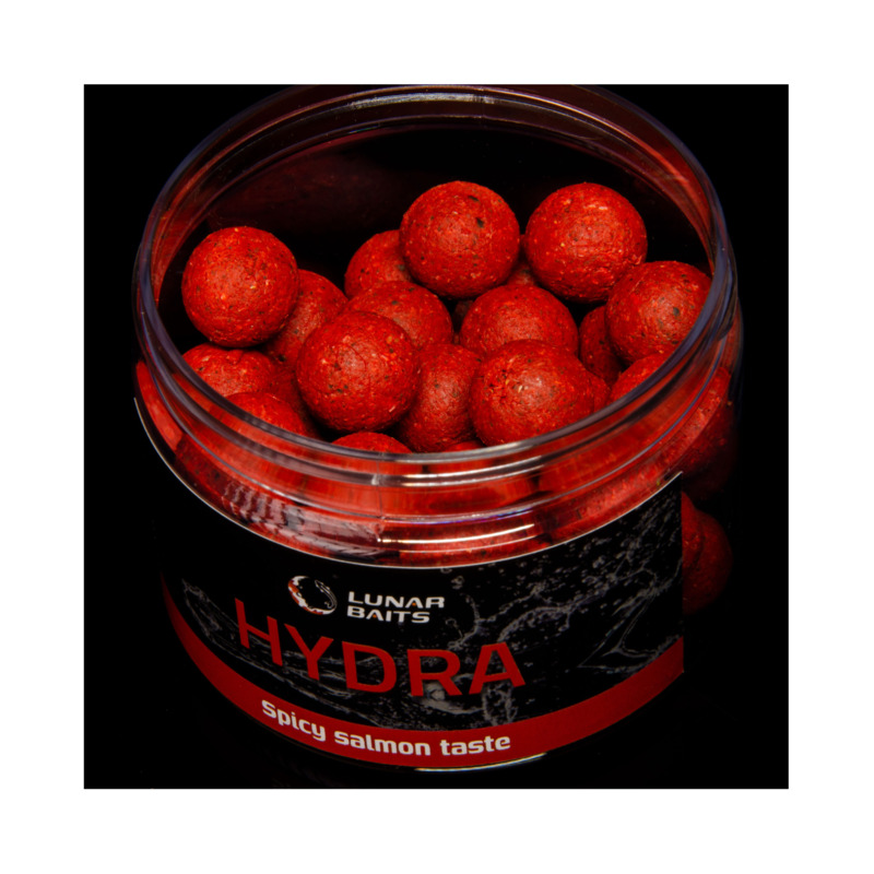 LUNAR BAITS Soluble Hydra Hookbait Boilies tirpūs masaliniai boiliai (15 mm, 150 ml) LUNAR BAITS Soluble Hydra Hookbait Boilies tirpūs masaliniai boiliai (15 mm, 150 ml)
