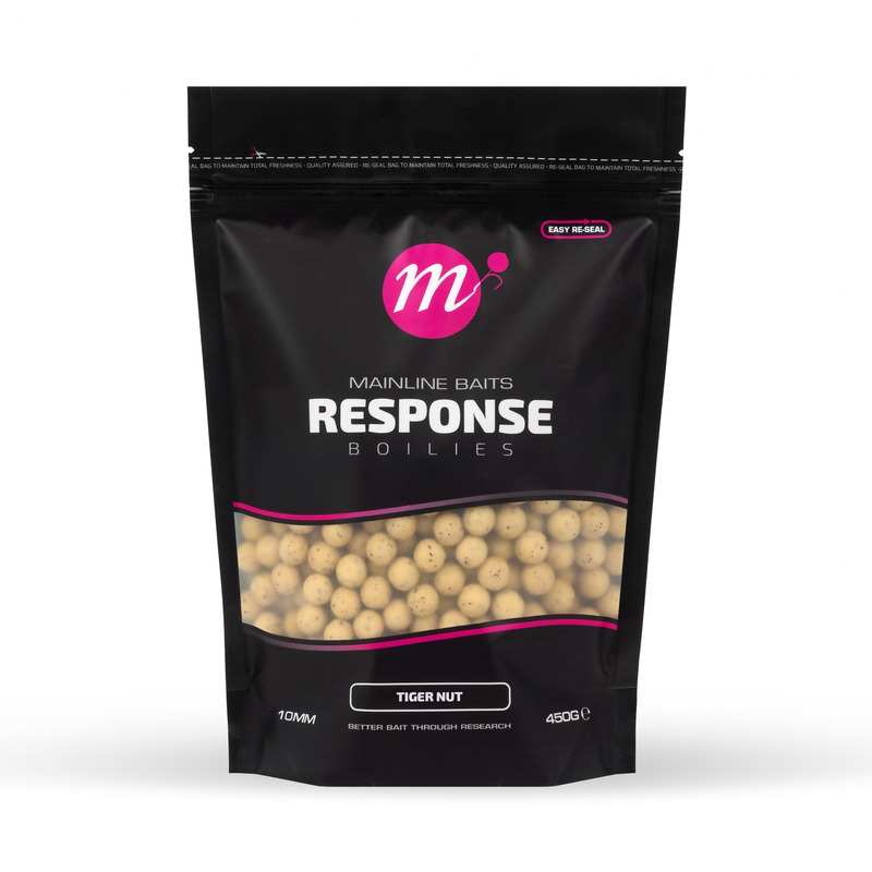 MAINLINE Response Tiger Nut Hard Hookbait Boilies skęstantys masaliniai boiliai (10 mm, 450 g) MAINLINE Response Tiger Nut Hard Hookbait Boilies skęstantys masaliniai boiliai (10 mm, 450 g)