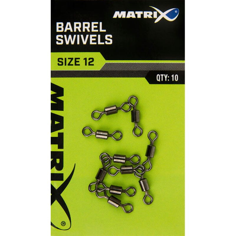 MATRIX Barrel Swivels suktukai (18 dydis, 10 vnt.) MATRIX Barrel Swivels suktukai (18 dydis, 10 vnt.)