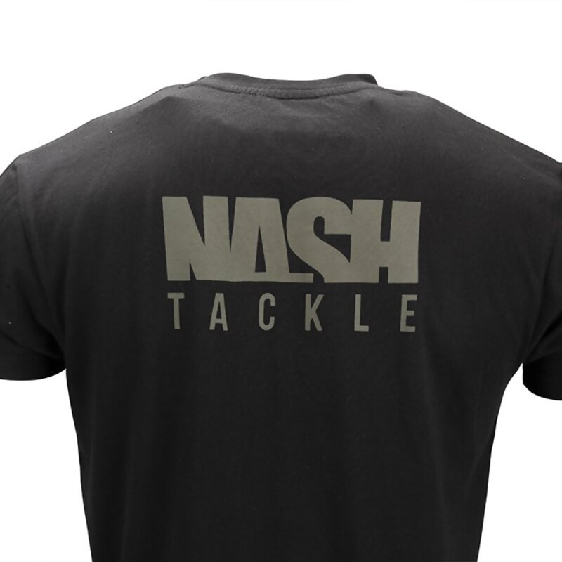 NASH Tackle T-Shirt Black marškinėliai (L dydis)