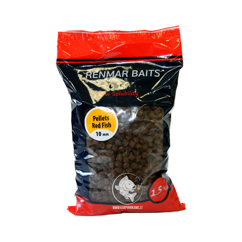 RENMAR BAITS Red Fish Pellets peletės (7 mm, 2 kg)
