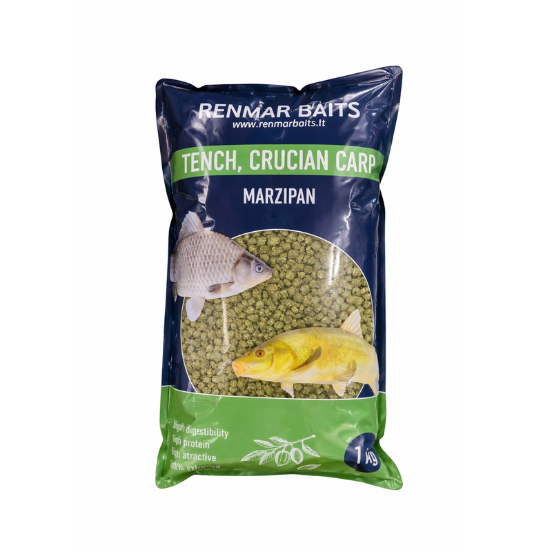RENMAR BAITS Marzipan Pellets peletės (5 mm, 1 kg) RENMAR BAITS Marzipan Pellets peletės (5 mm, 1 kg)