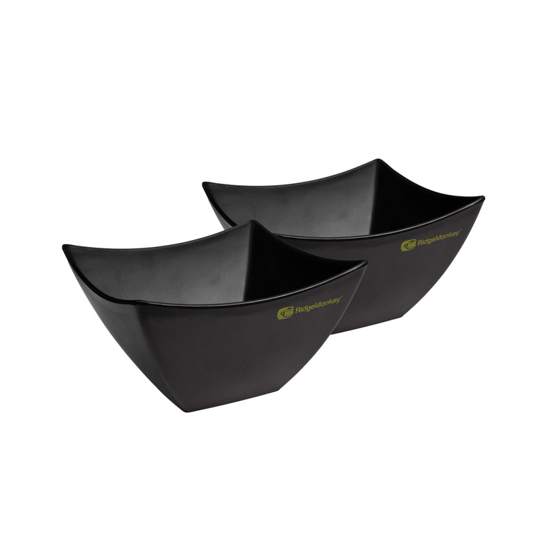 RIDGE MONKEY SQ DLX Bowls Twin Pachk bliūdelių komplektas (2 vnt.) RIDGE MONKEY SQ DLX Bowls Twin Pachk bliūdelių komplektas (2 vnt.)