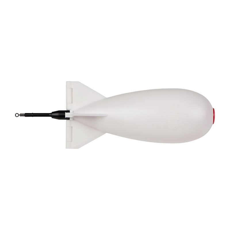 SPOMB Midi X White jaukinimo raketa (vidutinė, balta)