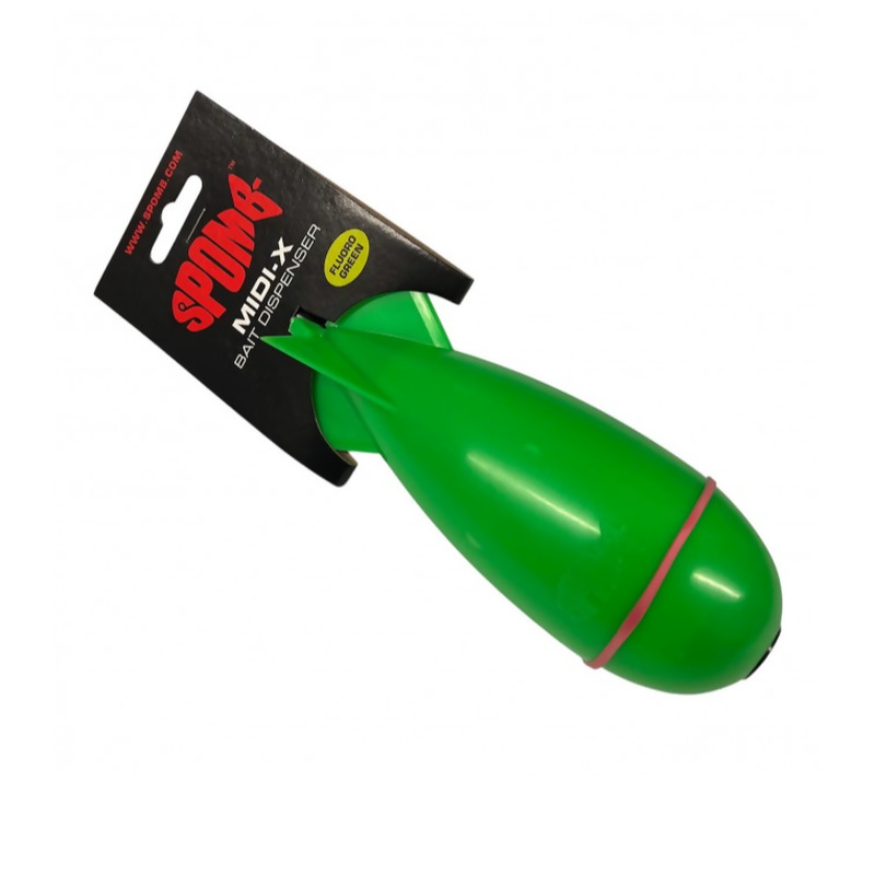 SPOMB Midi X Green jaukinimo raketa (vidutinė, žalia)